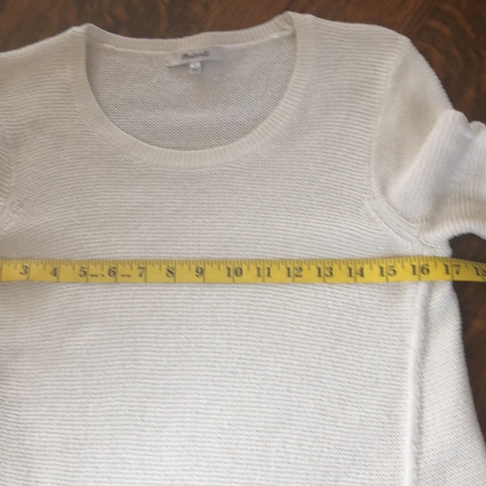 Madewell Natural Cotton Normcore Sweater Size S - Picture 9 of 12